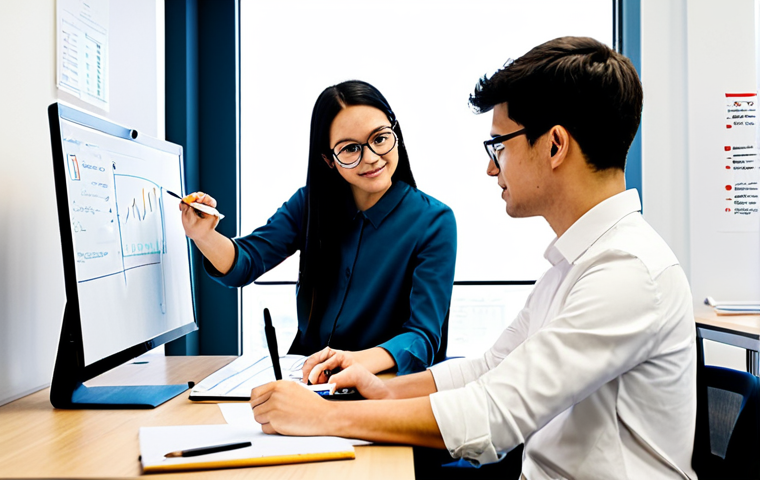 효율적인 업무 분배와 리소스 관리 방법 - **Skill-Based Assignment:** "A diverse team collaborating on a project in a bright, modern office. O...